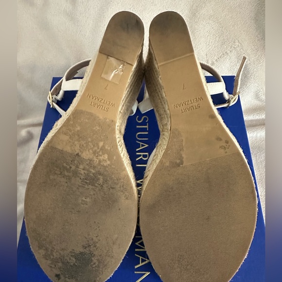 Stuart Weitzman White Espadrilles - Picture 7 of 7